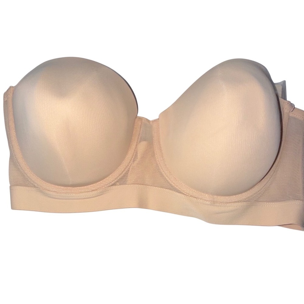 LIVELY Women's Multi-Way Strapless Bra 38DD Toasted Almond Beige Style 32214 NWT